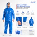 Conjunto Impermeavel Azul Oceano Ca 30354/30355 Con00109 Pct 10 Uni-5421f751-3be8-48f7-8432-a1c51ba2e3b9