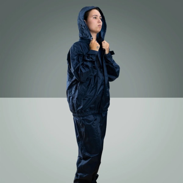 Conjunto Nylon Emborrachado Azul Marinho Com Refletivo E Capuz Ca 42186 / 42187-923cc19c-c590-4524-9bd3-55732c87b51b