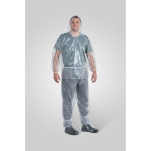 Conjunto Polietileno Incolor C/elastico E Capuz Ca 30354/30355 Con00006