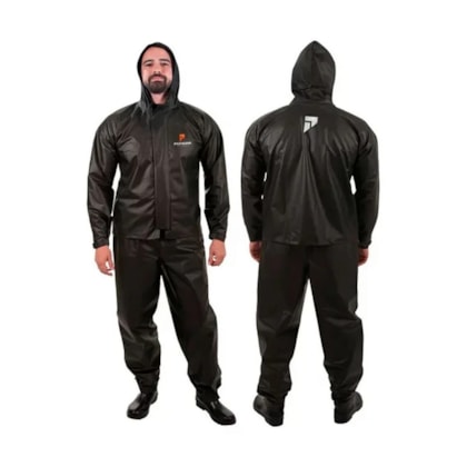 Conjunto Pvc Motoqueiro Combate Com Capuz Ca 28500 / 28501 / 52844/ 52845