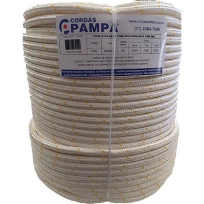 Corda Para Trava Quedas Nr18 12mm Rolo C/50m