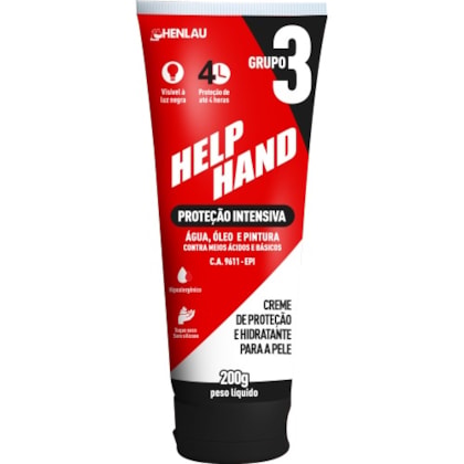 Creme De Proteção Grupo 3 Help Hand 200g Ca 9611