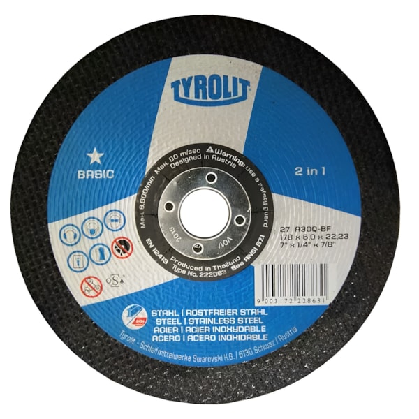 Disco Desbaste 7 X 6,0 A30q-bf 222863-c49548bb-6c42-4f16-b84e-086e68c96a81