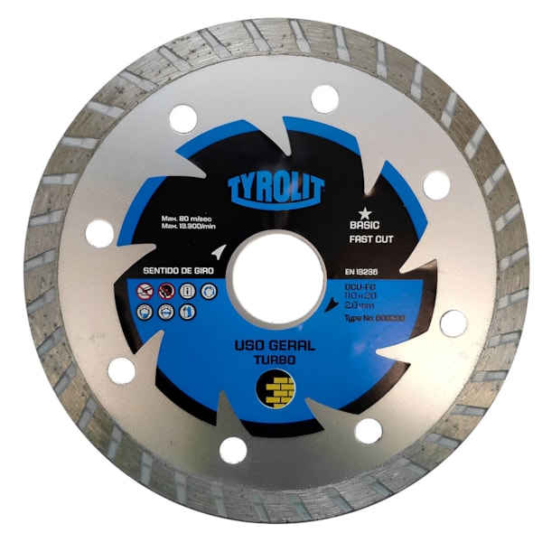 Disco Diamantado 110 X 20 Turbo Basic 609298-c1355fc8-2ecb-454d-b343-6697b002f820