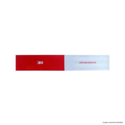 Faixa Refletiva Auto-colante Vermelha/branca Hb004766158 50x305mm Lado Esquerdo