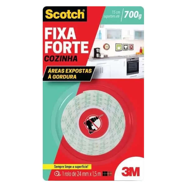 Fita Fixa Forte Cozinha 24mm X 1.5m 3m Scotch-0341910f-30cb-42ce-b352-8cbfc11d7939