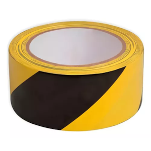 Fita Para Demarcacao De Solo Amarela/preta 48mmx30m