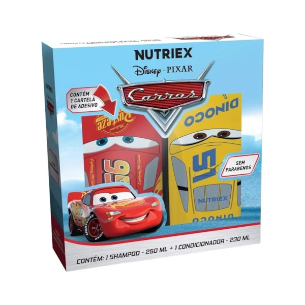 Kit Carros shampoo 250 ml + condicionador 230 ml Nutriex-22c4eaf4-8903-4fc1-b5a8-01a1a2839ab2
