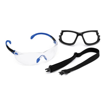 Kit Óculos Seg Incolor Ar/ae Solus 1000 Com Tira E Espuma Hb004824221