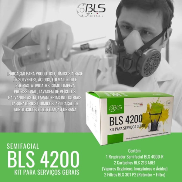 Kit Respirador Semimascara 4200-s/m (br) Ref 1051770-288fdc65-770c-4536-a990-e739a85d6588