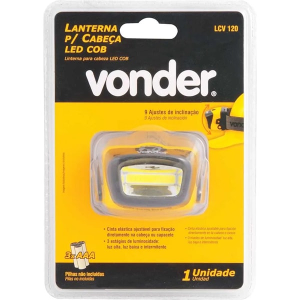 Lanterna Para cabeça Ledcob Lcv 120 Vonder-13a34d46-9945-4251-8700-ae1749a27d39