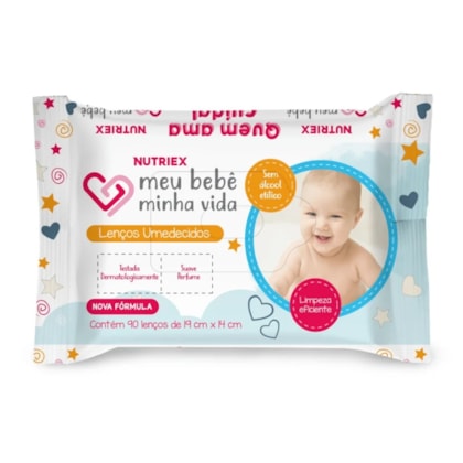 Lenço Umedecido Meu Bebê Minha Vida 40 unidades Nutriex