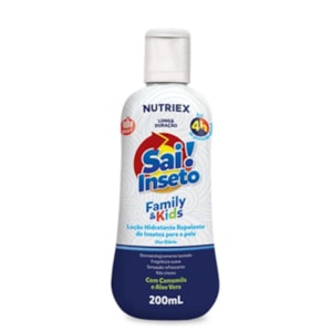 Loção Hidratante Repelente Family Kids 4 horas 200 ml Nutriex