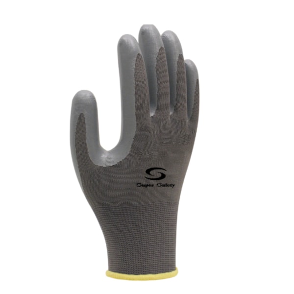 Luva 1006 Com Banho Nitrilico  Cinza  Ca 32038 Super Safety-e40cb84a-b9a1-4b0f-a2ac-fb8a6368706d