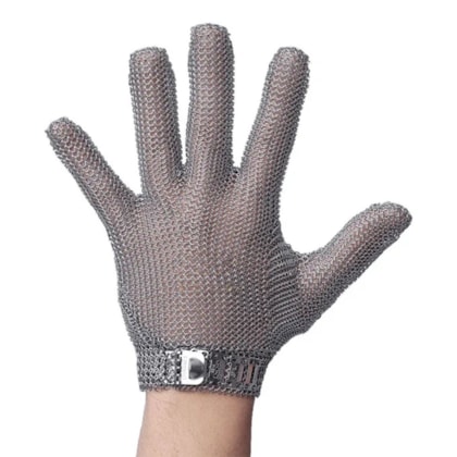 Luva Anti Corte Malha De Aço Inox Ca 32234