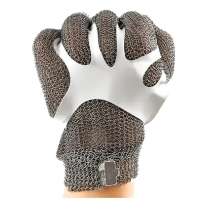 Luva Anti Corte Malha De Aço Inox Ca 32234