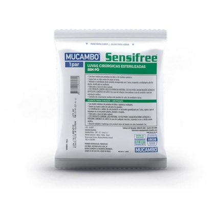 Luva Cirúrgica Estéril Sem Pó Sensifree Ca 8537