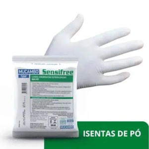 Luva Cirurgica Estéril Sem Pó Sensifree Ca 8537