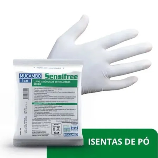 Luva Cirurgica Estéril Sem Pó Sensifree Ca 8537-a26de4a1-ea09-4c55-9f82-2ff87e4b3646