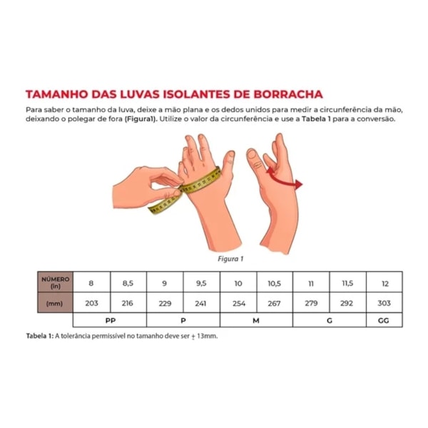 Luva De Borracha Para Alta Tensão Classe 0 5kv Ca 29775-a77e4e96-c995-4aa6-885b-d78ce0053b39