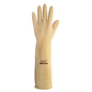 Luva De Látex Natural 40 Cm Ranhurada Ca 15100 Volk