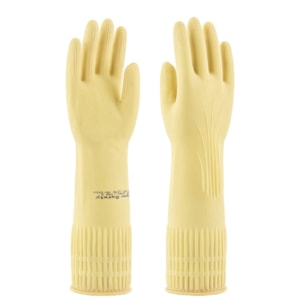 Luva De Latex Natural Ranhurada Ca 37158 Super Safety