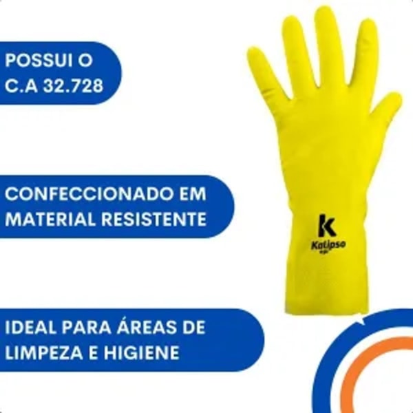 Luva De Látex Silver Amarela Ca 32728-6dc75936-a71f-4a3d-9e77-e08aa7f04bac