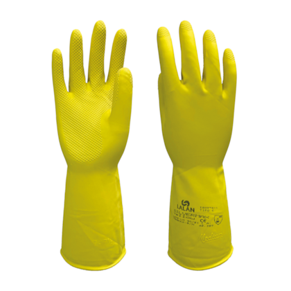 Luva De Latex Silver Amarela Gg Ca 41037