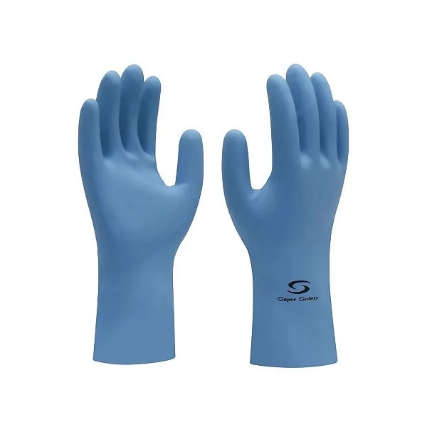 Luva De Látex Silver Azul Ca 33332 Super Safety-7cc09a38-9db3-4fc0-a6ab-aac7b703f84b