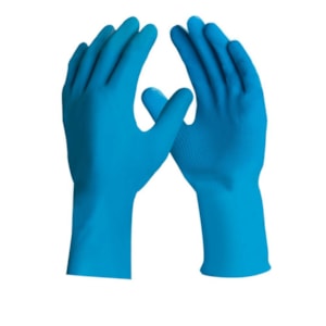 Luva De Látex Silver Azul Ca 40730