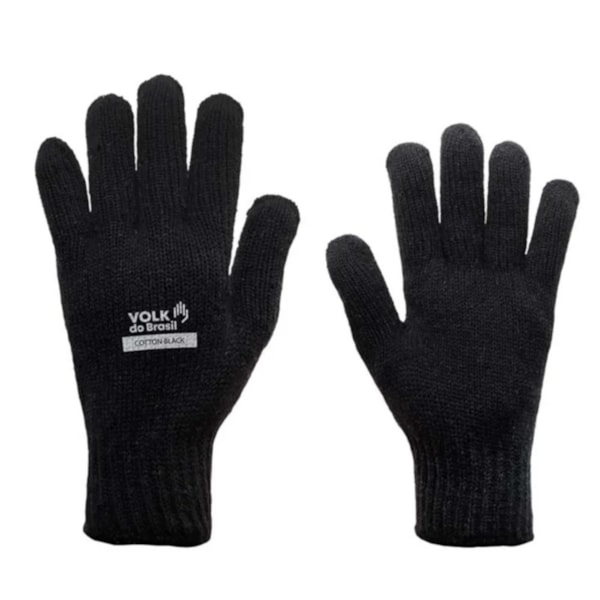 Luva De Malha 3 Fios Cotton Volk Preta Tamanho Unico Sem Pigmento Ca 36348-a5704ea7-9b8a-4071-9cf2-d1d94f2f5ead