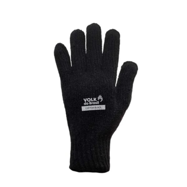 Luva De Malha 3 Fios Cotton Volk Preta Tamanho Unico Sem Pigmento Ca 36348-ad109409-3ee7-46e5-9f16-063c70b81435
