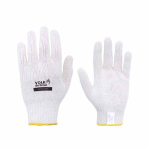Luva De Malha Branca Sem Pigmento Cotton Ca 30520
