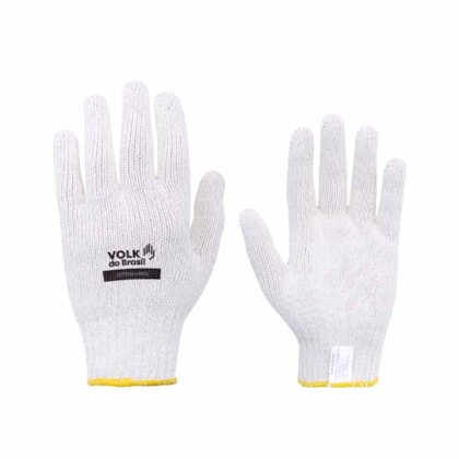 Luva De Malha Branca Sem Pigmento Cotton Ca 30520