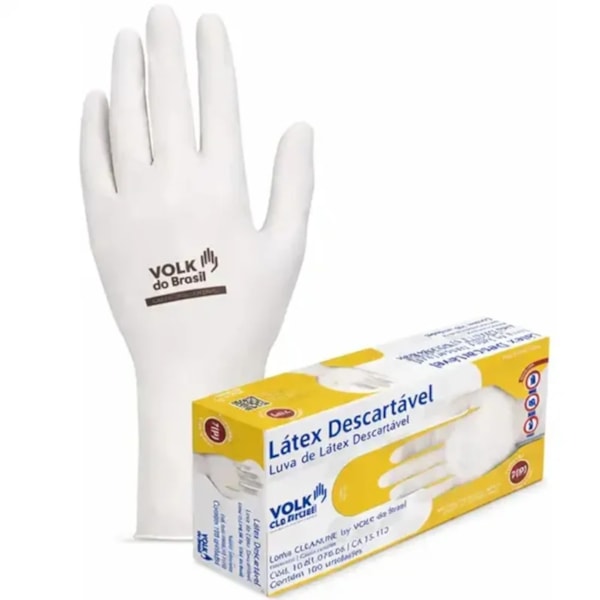 Luva de Procedimento com Talco 2254 CA 15112 Volk-18231b33-2cb0-4eb9-b9a4-bd30ac2d6c9a