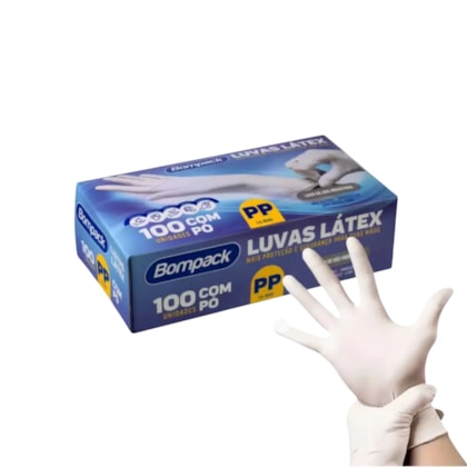 Luva De Procedimento Em Látex Com Pó Ca 38661 / 47470