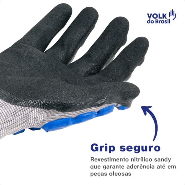 Luva de proteção contra impacto Cut Oil Ca 48587 Volk-046f25fa-e79a-4156-942d-3b4e9def1263