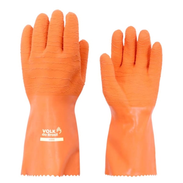 Luva De Proteção Em Latex Corrugada Adere Ca 40174  Volk-11f73ec7-b6ea-4786-804e-cb6c318b0a2c