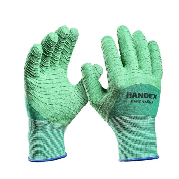 Luva de Proteção em Látex Corrugada Verde Hand Garra Ca 41627 Handex-1f1625f0-8e9b-403c-be8d-a0ebe7cc3c04