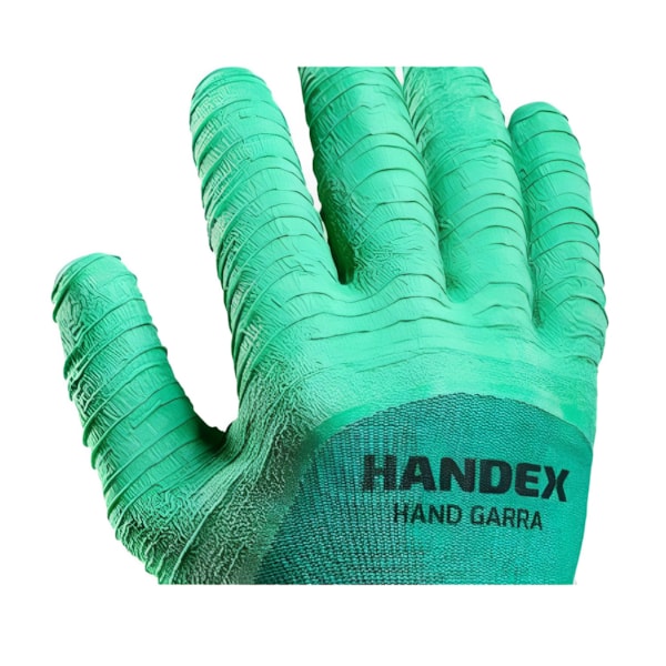 Luva de Proteção em Látex Corrugada Verde Hand Garra Ca 41627 Handex-c7aa3859-11ba-42b2-a9d5-a73ffad7dbf2