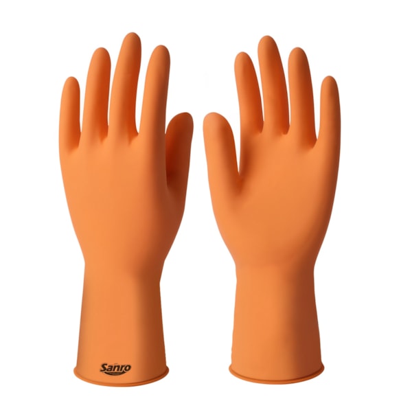 Luva De Proteção Em Latex Laranja Sanro Plus Ca 6110-10989aef-f826-4aee-92db-7b9c14327b8b