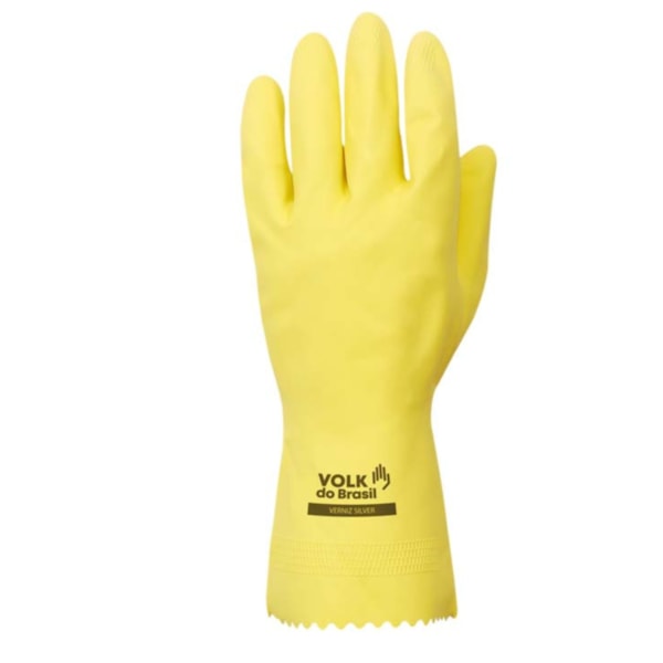 Luva De Proteção Em Latex Silver Amarela Ca 16312 Volk-00c20f7f-731f-48ed-ba52-4598340aa6f7