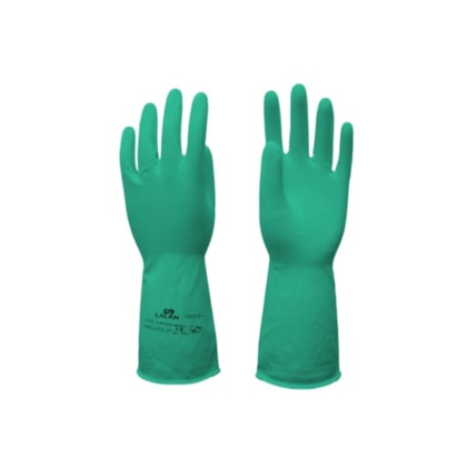 Luva De Proteção Em Latex Silver Verde Ca 39562 Lalan