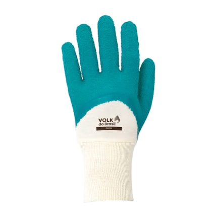 Luva De Proteção Green Volk Nitrilon Verde Ca 38800