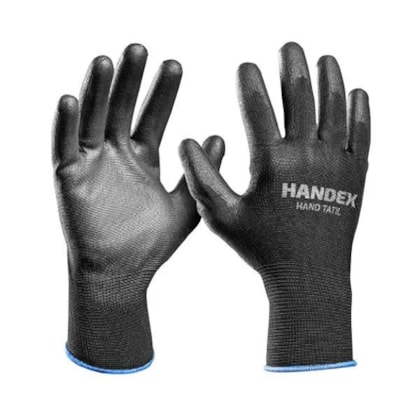 Luva De Proteção Hand Tatil Preta Ca 41628 Handex