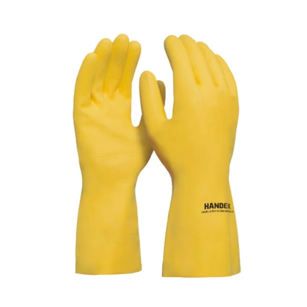 Luva de Proteção Látex Hand Silver Amarela Ca 47061 Handex-d8472ae5-8b79-4279-a562-5baca87841f2