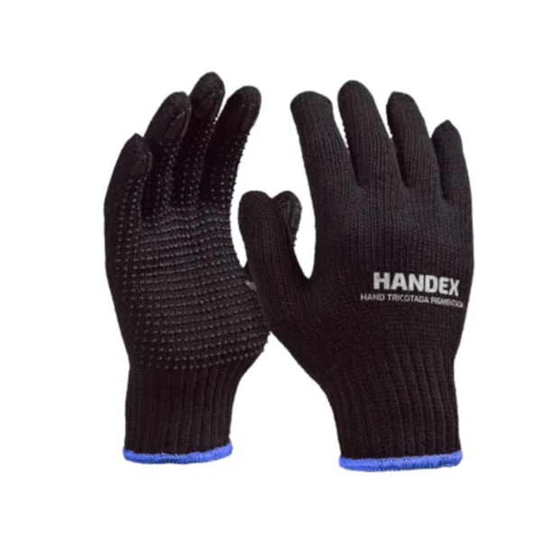 Luva de proteção malha preta com pigmento Ca 46128 Handex tamanho G-cb48a5e0-4751-47cc-a374-6e7c65c6ac7b