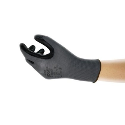 Luva de Proteção Multiuso Banho Parcial Nitrílico Edge 48-128 Ca 38312 Ansell