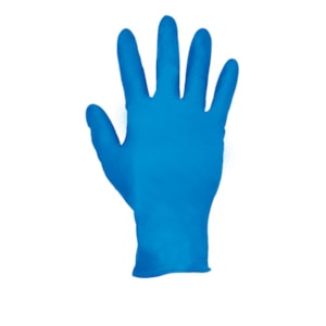 Luva De Proteção Nitrilica Azul Sem Pó Puraskin Pro 15400 Ca 51493