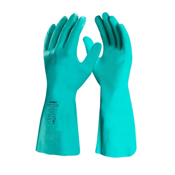 Luva de Proteção Nitrílica Nitriflex Curta Ca 40189 Danny-f2677dd9-c850-42c7-a862-f15c1b894de6